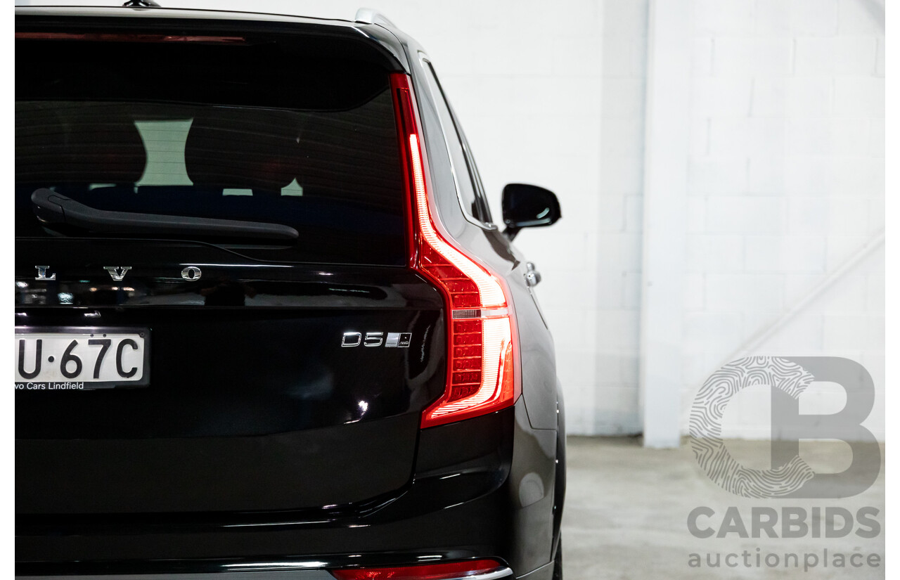 1/2020 Volvo XC90 D5 Inscription (AWD) 256 MY20 Onyx Black Metallic Twin Turbo Diesel 2.0L - 7 Seater
