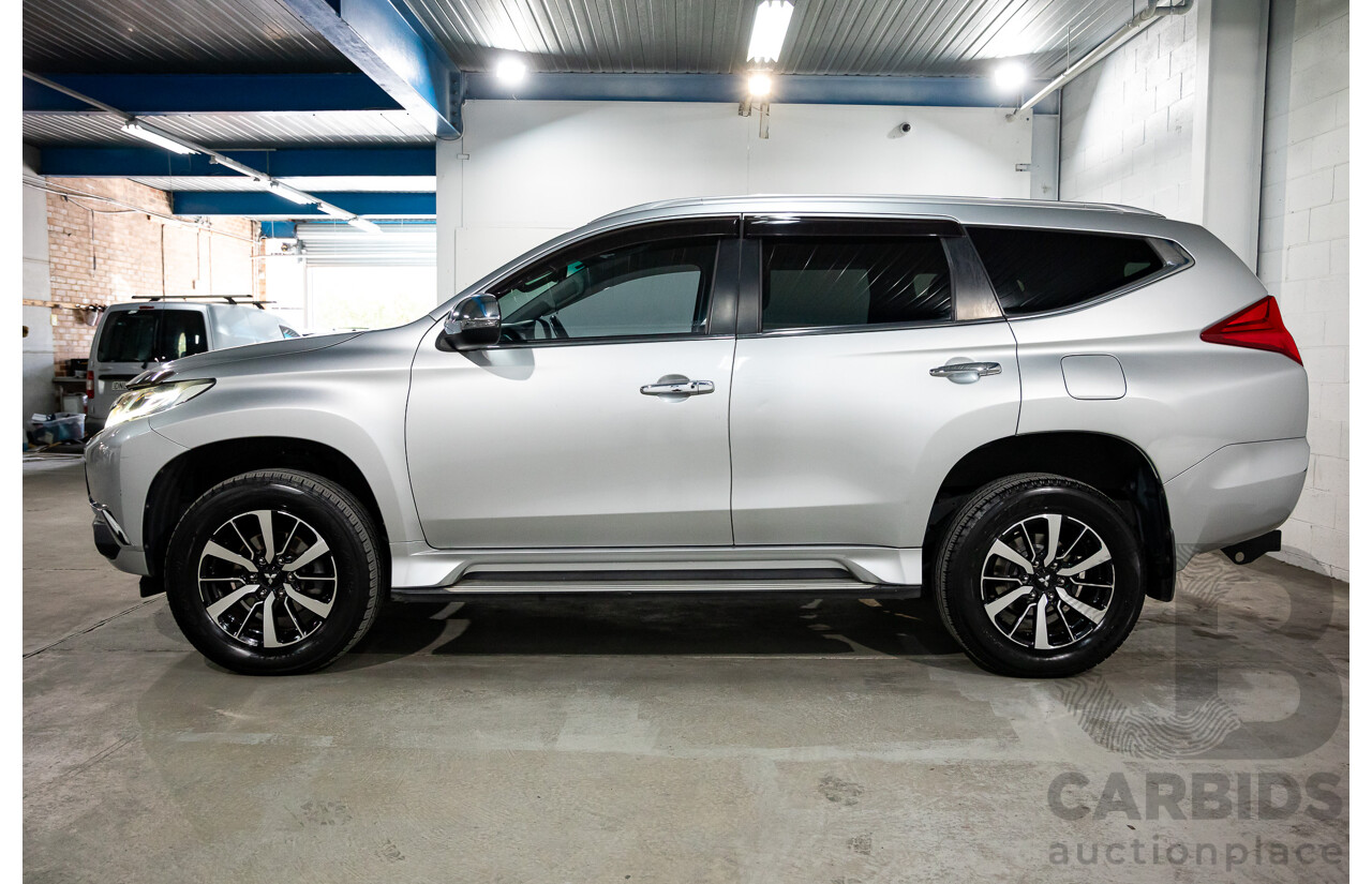 05/2016 Mitsubishi Pajero Sport GLX (4x4) QE 4D Wagon Silver Turbo Diesel 2.4L