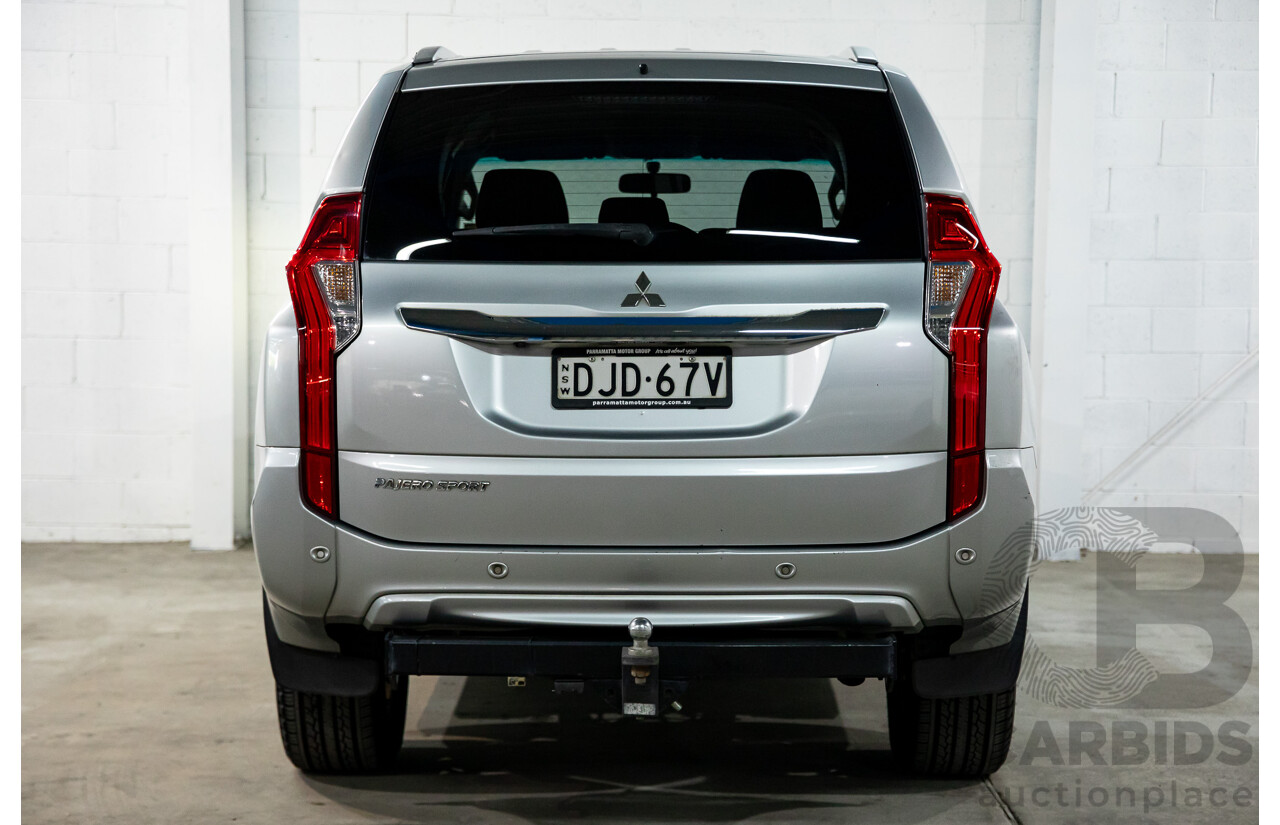 05/2016 Mitsubishi Pajero Sport GLX (4x4) QE 4D Wagon Silver Turbo Diesel 2.4L