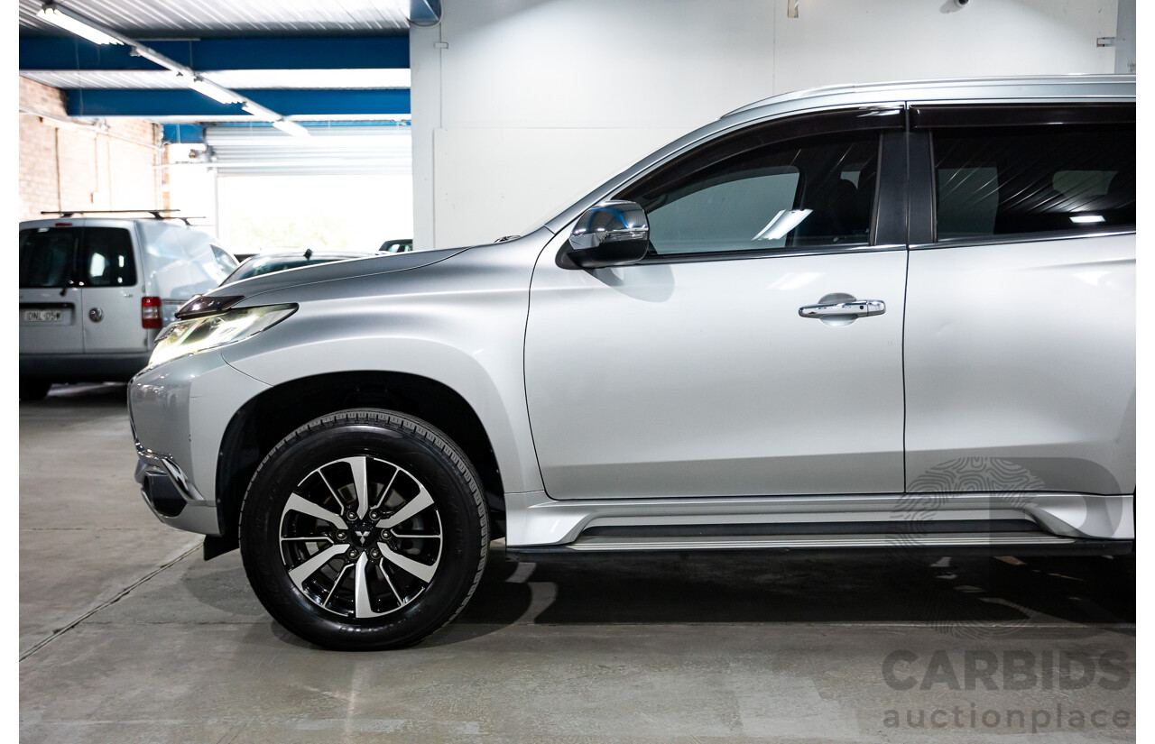 05/2016 Mitsubishi Pajero Sport GLX (4x4) QE 4D Wagon Silver Turbo Diesel 2.4L