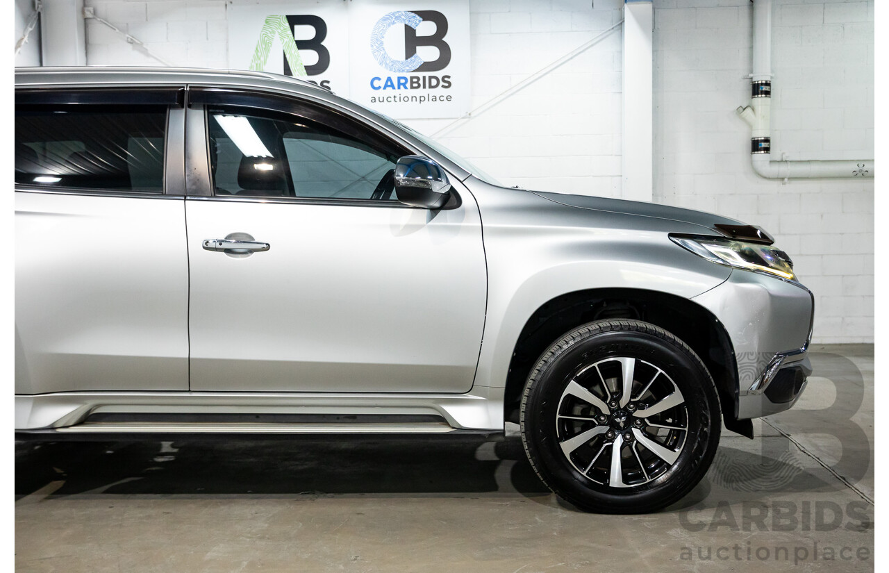 05/2016 Mitsubishi Pajero Sport GLX (4x4) QE 4D Wagon Silver Turbo Diesel 2.4L