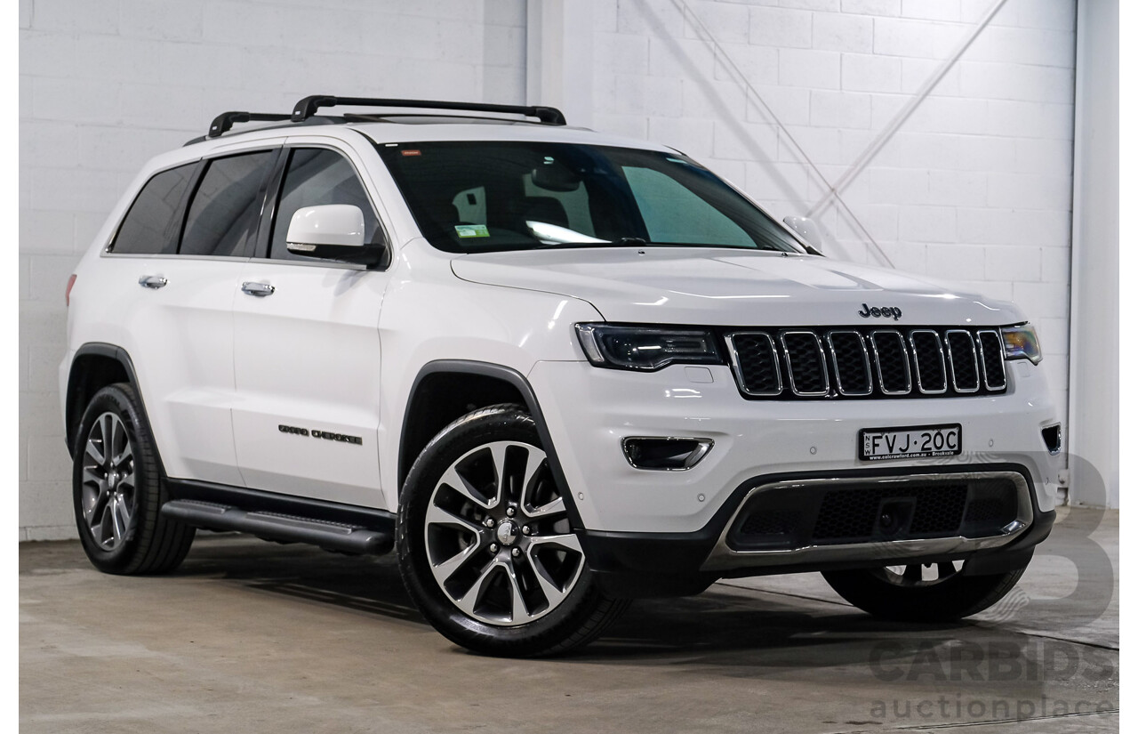 5/2018 Jeep Grand Cherokee Limited (4x4) WK MY18 4d Wagon White Turbo Diesel V6 3.0L