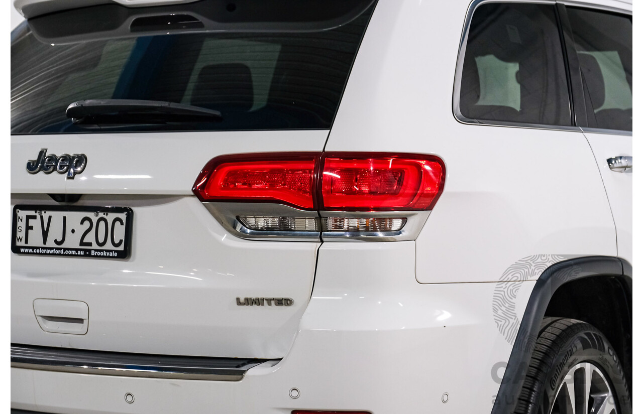 5/2018 Jeep Grand Cherokee Limited (4x4) WK MY18 4d Wagon White Turbo Diesel V6 3.0L
