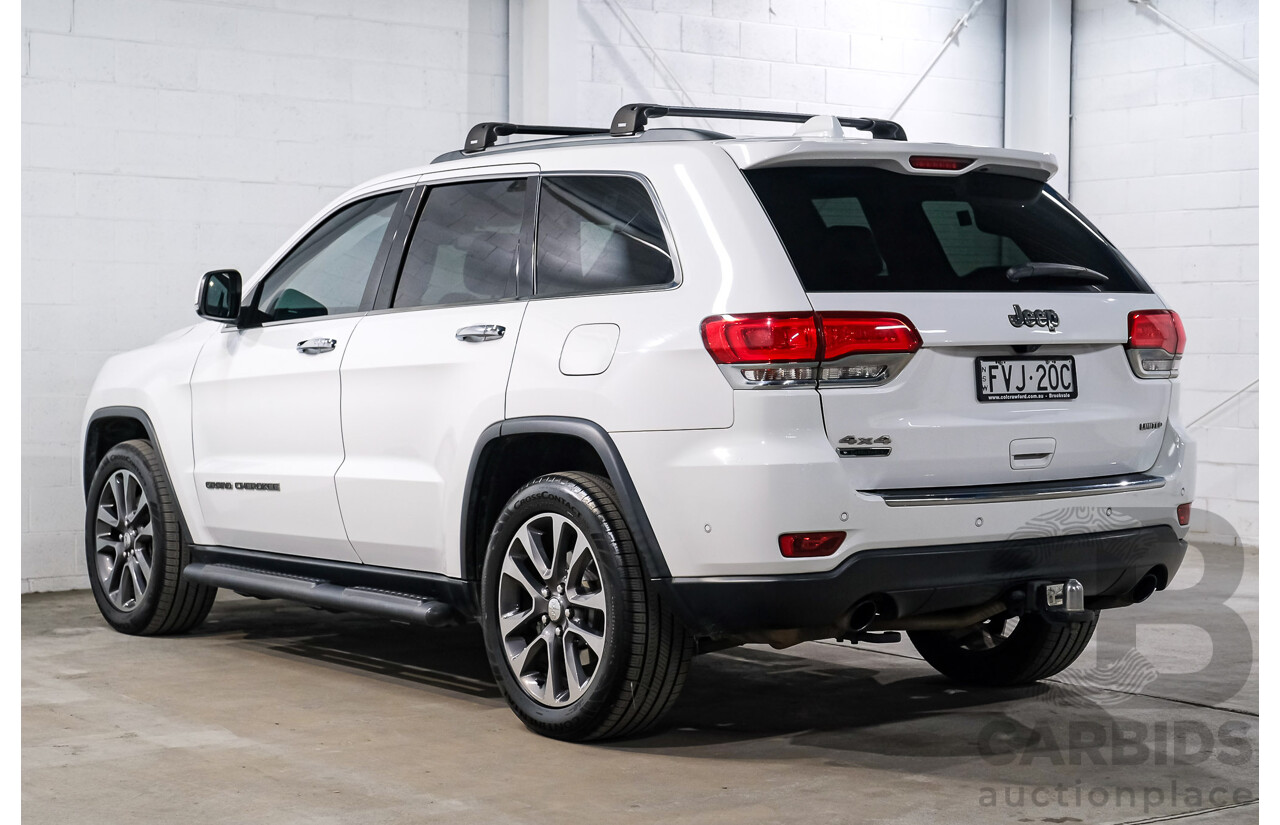 5/2018 Jeep Grand Cherokee Limited (4x4) WK MY18 4d Wagon White Turbo Diesel V6 3.0L