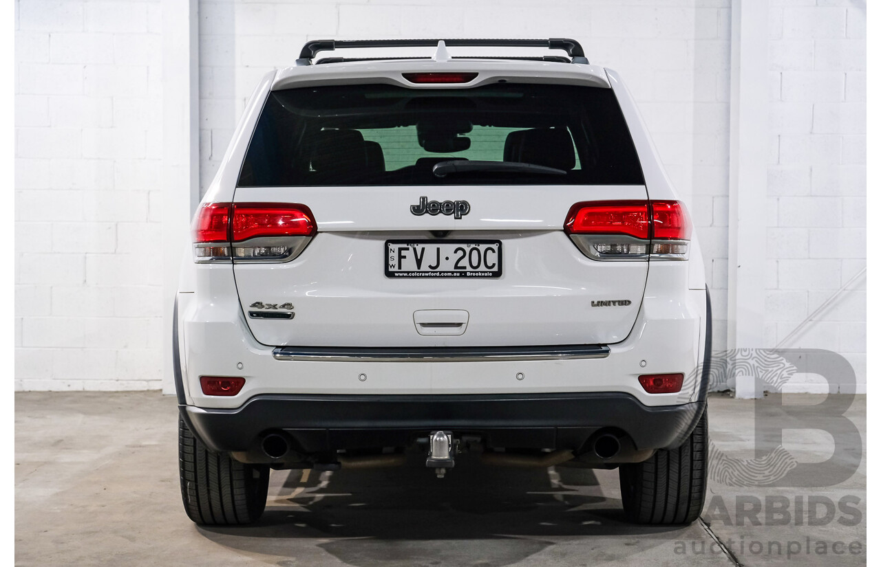 5/2018 Jeep Grand Cherokee Limited (4x4) WK MY18 4d Wagon White Turbo Diesel V6 3.0L
