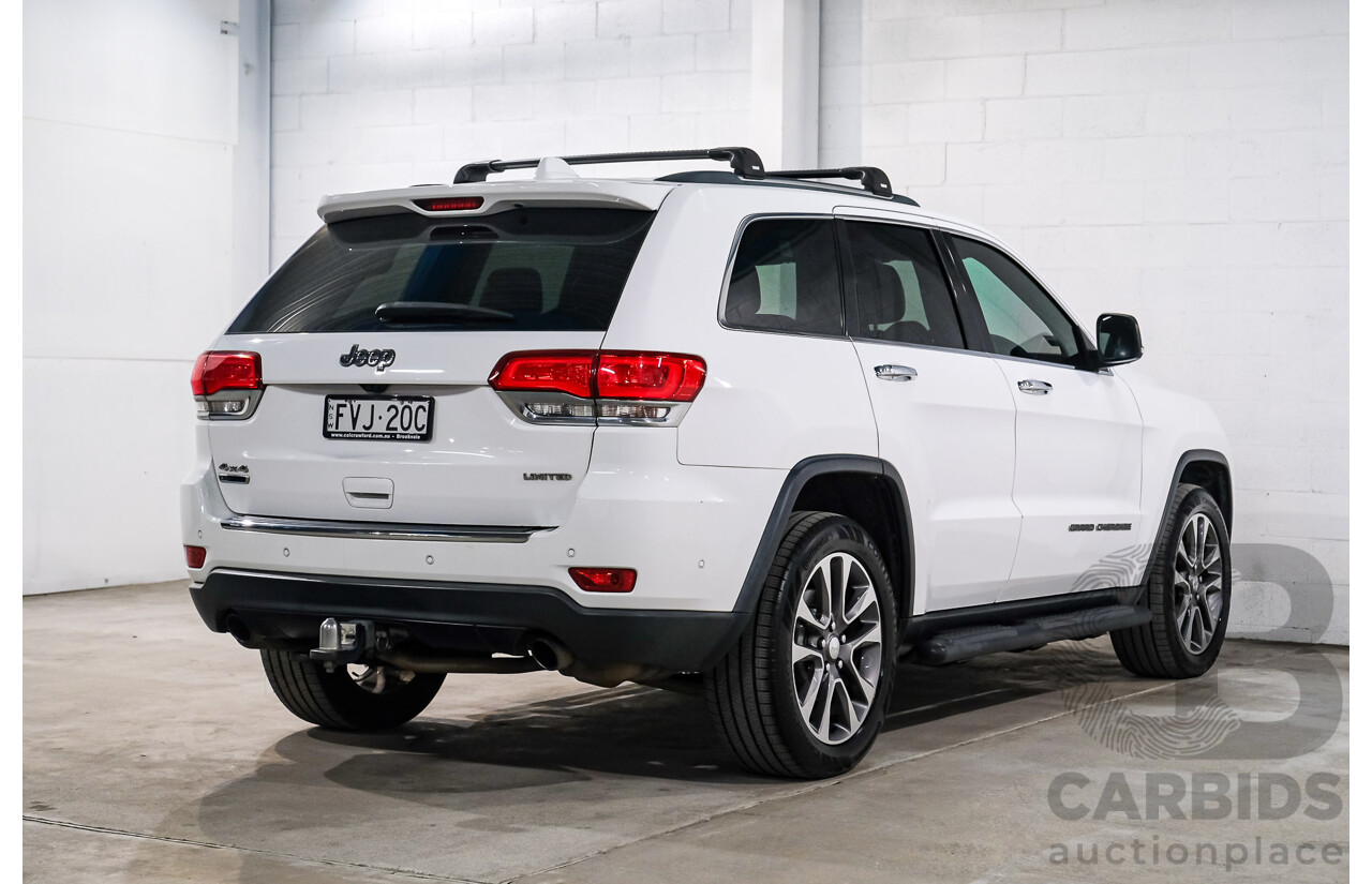 5/2018 Jeep Grand Cherokee Limited (4x4) WK MY18 4d Wagon White Turbo Diesel V6 3.0L