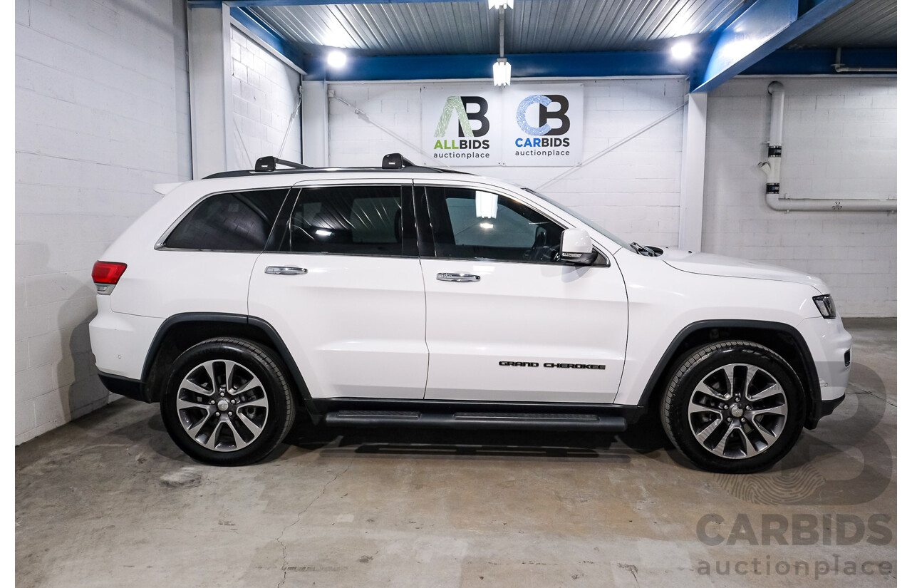 5/2018 Jeep Grand Cherokee Limited (4x4) WK MY18 4d Wagon White Turbo Diesel V6 3.0L