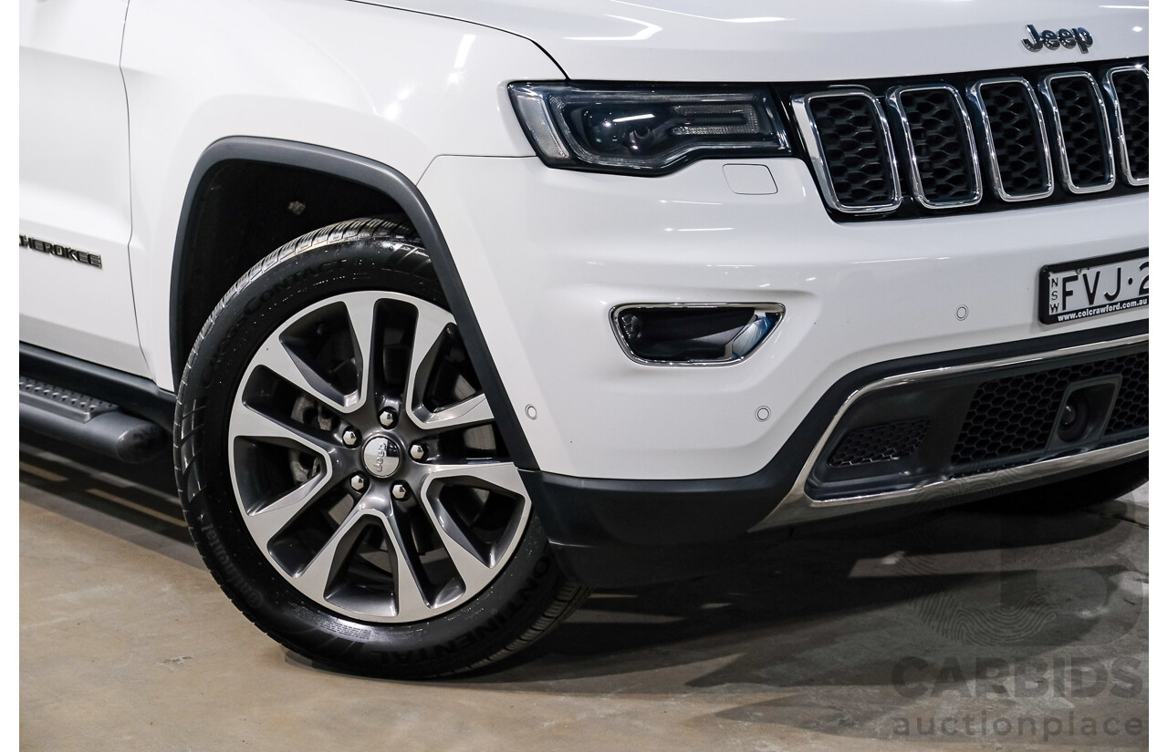 5/2018 Jeep Grand Cherokee Limited (4x4) WK MY18 4d Wagon White Turbo Diesel V6 3.0L