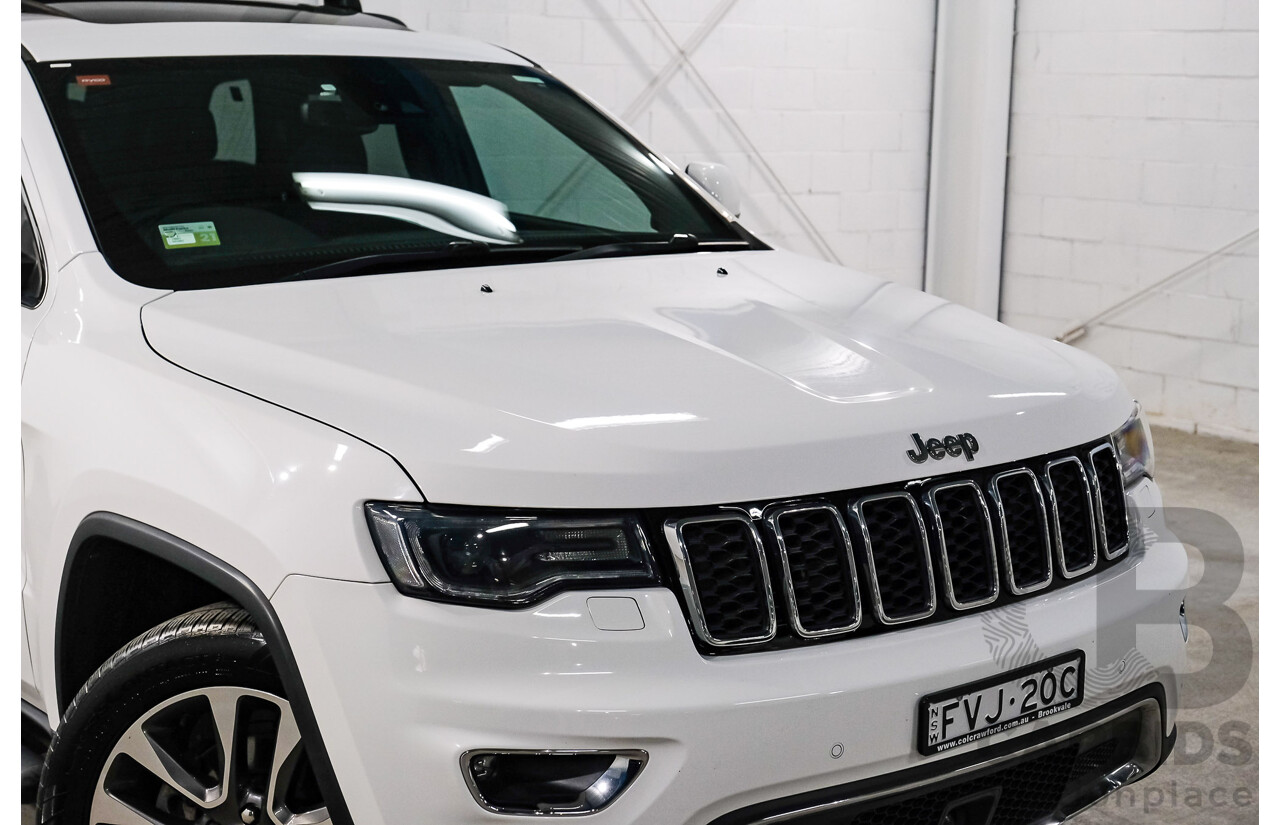 5/2018 Jeep Grand Cherokee Limited (4x4) WK MY18 4d Wagon White Turbo Diesel V6 3.0L