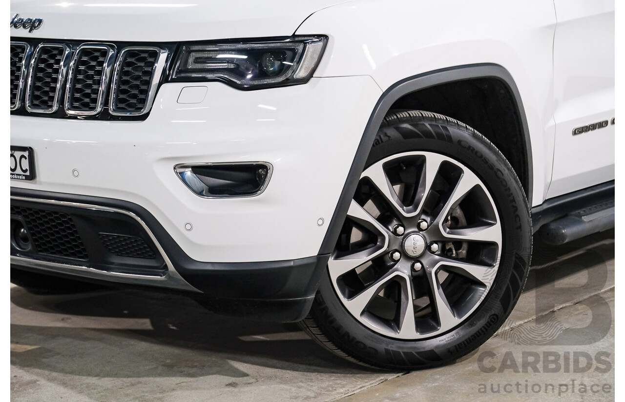5/2018 Jeep Grand Cherokee Limited (4x4) WK MY18 4d Wagon White Turbo Diesel V6 3.0L