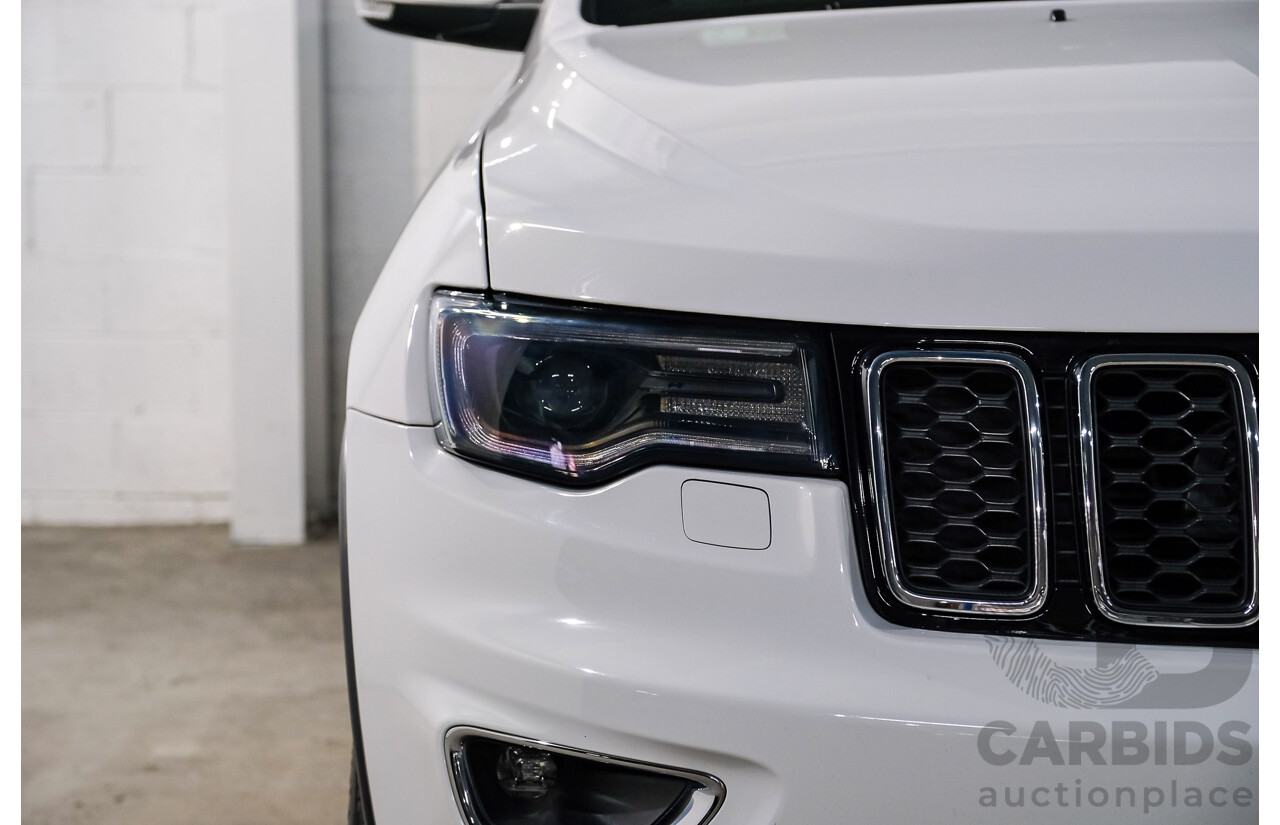 5/2018 Jeep Grand Cherokee Limited (4x4) WK MY18 4d Wagon White Turbo Diesel V6 3.0L