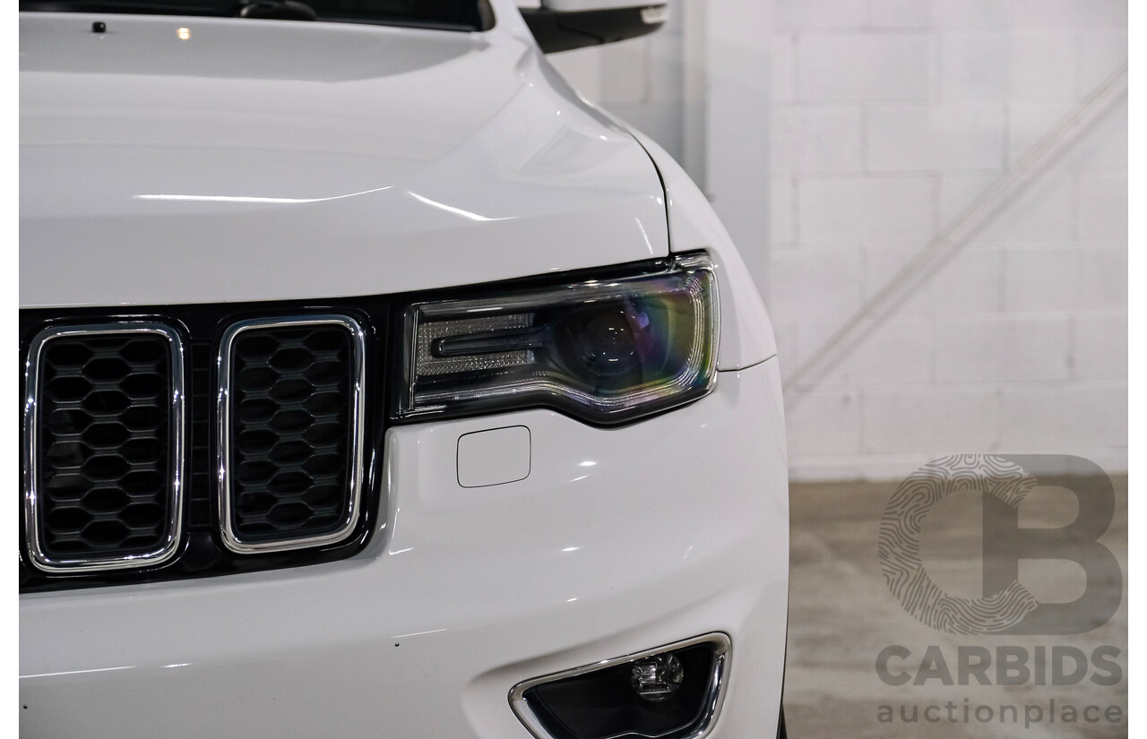 5/2018 Jeep Grand Cherokee Limited (4x4) WK MY18 4d Wagon White Turbo Diesel V6 3.0L