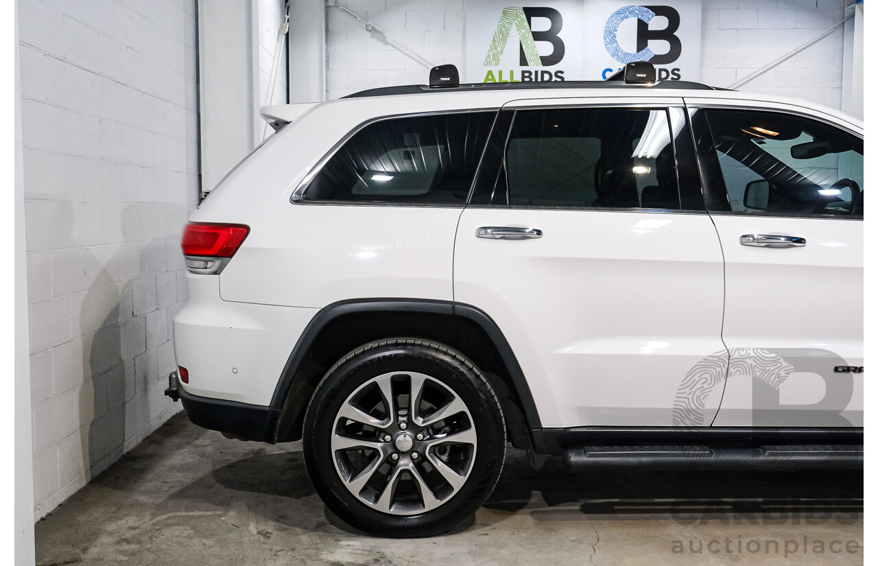 5/2018 Jeep Grand Cherokee Limited (4x4) WK MY18 4d Wagon White Turbo Diesel V6 3.0L