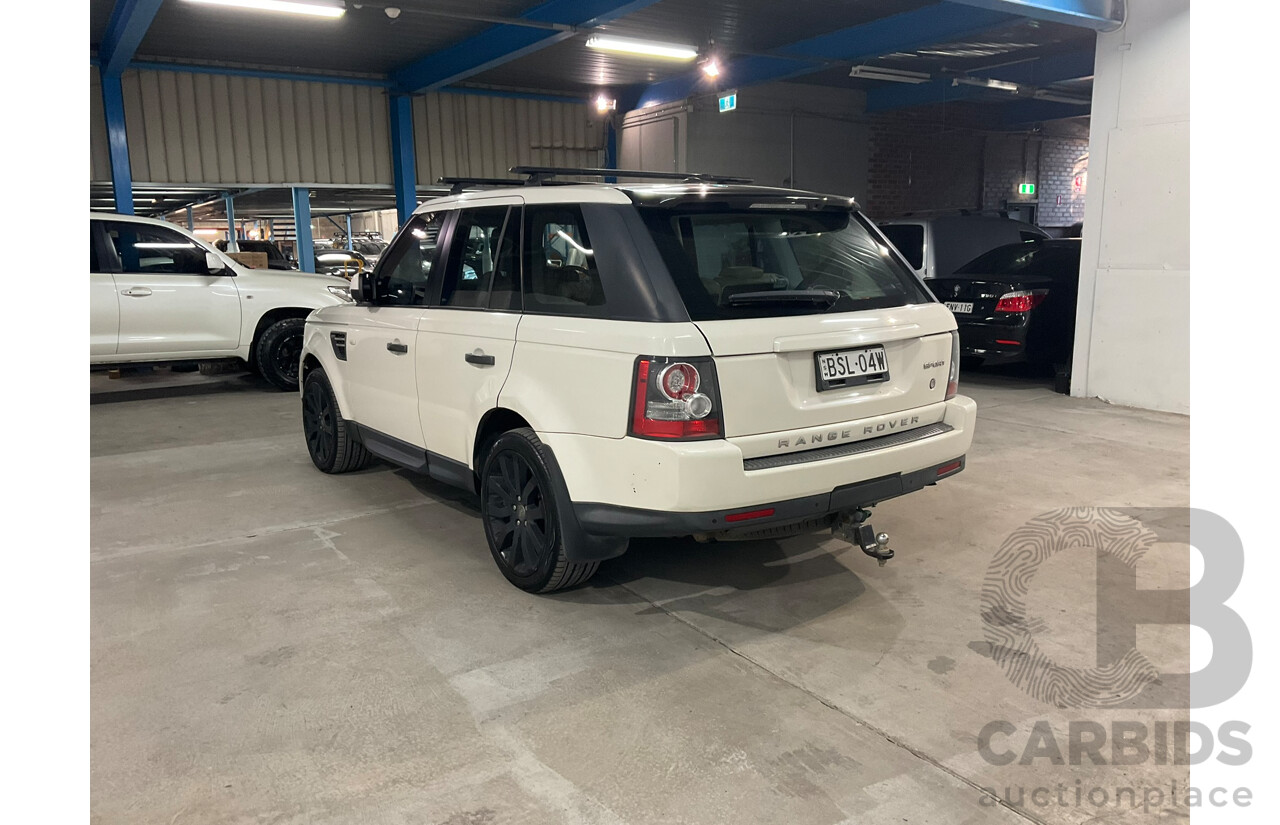 05/2010 Range Rover Range Rover Sport 3.0 TDV6 (4x4) MY10 4d Wagon Alaska White Turbo Diesel 3.0L