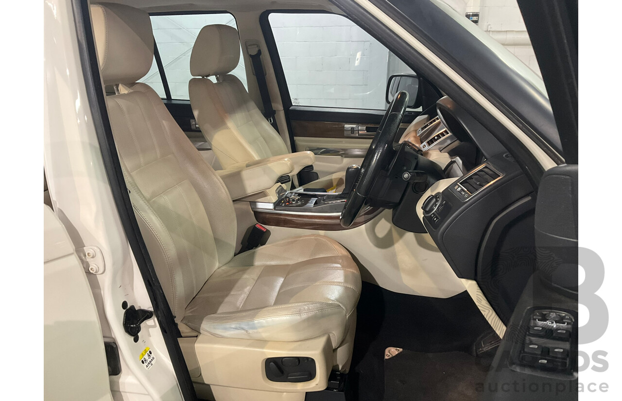 05/2010 Range Rover Range Rover Sport 3.0 TDV6 (4x4) MY10 4d Wagon Alaska White Turbo Diesel 3.0L