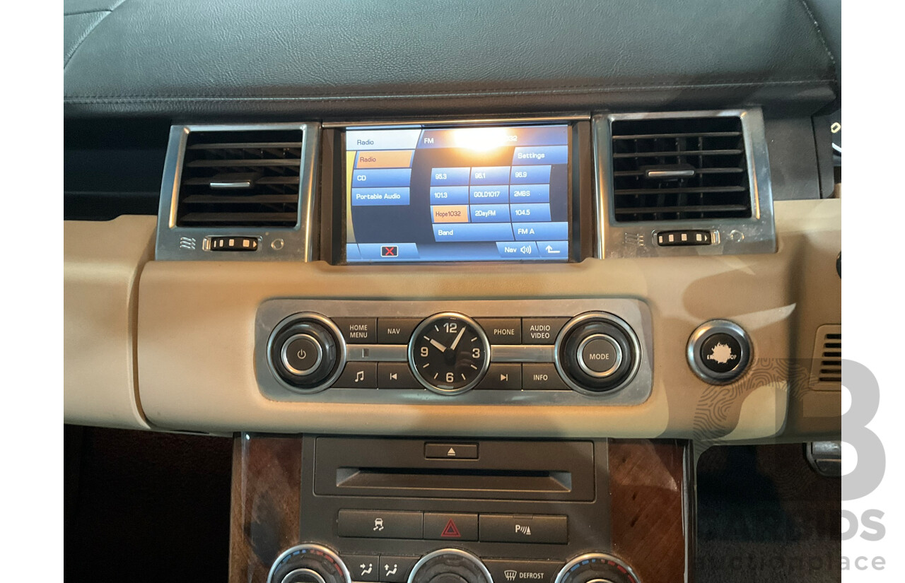 05/2010 Range Rover Range Rover Sport 3.0 TDV6 (4x4) MY10 4d Wagon Alaska White Turbo Diesel 3.0L