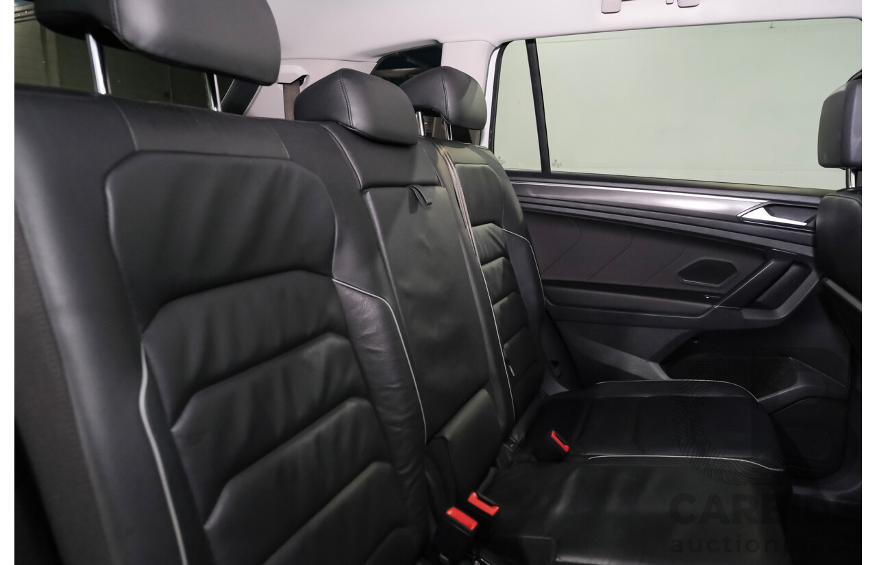 06/2018 Volkswagen Tiguan Allspace 162 TSI Highline (AWD) 5NA MY18 4d Wagon White Turbo Diesel 2.0L