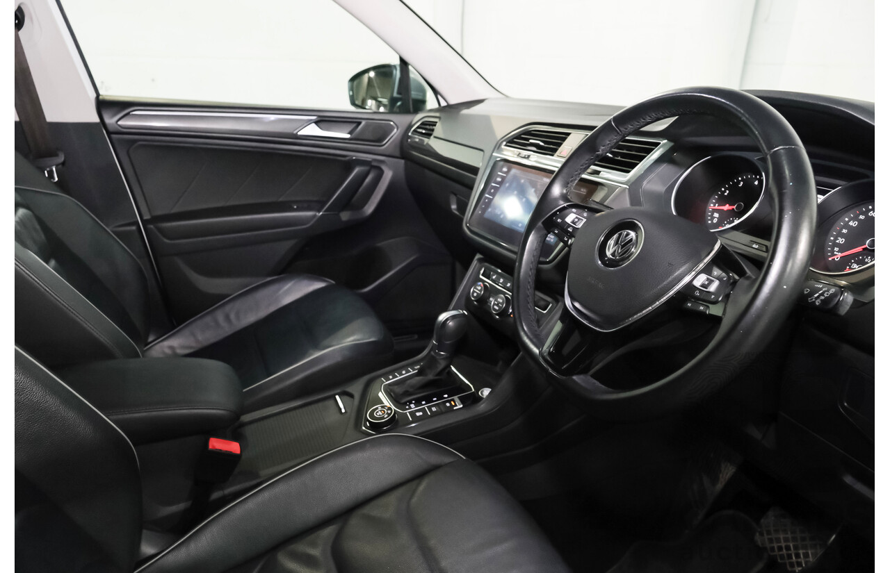 06/2018 Volkswagen Tiguan Allspace 162 TSI Highline (AWD) 5NA MY18 4d Wagon White Turbo Diesel 2.0L