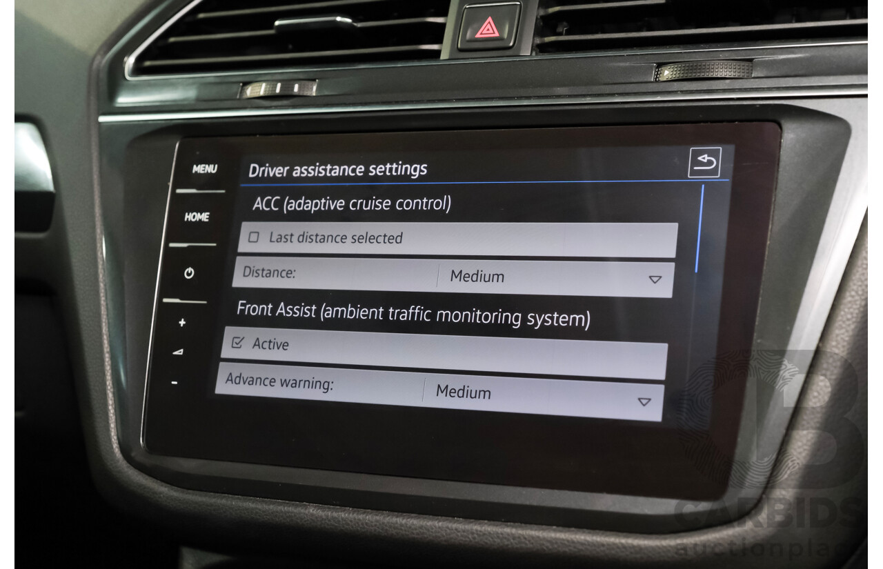 06/2018 Volkswagen Tiguan Allspace 162 TSI Highline (AWD) 5NA MY18 4d Wagon White Turbo Diesel 2.0L