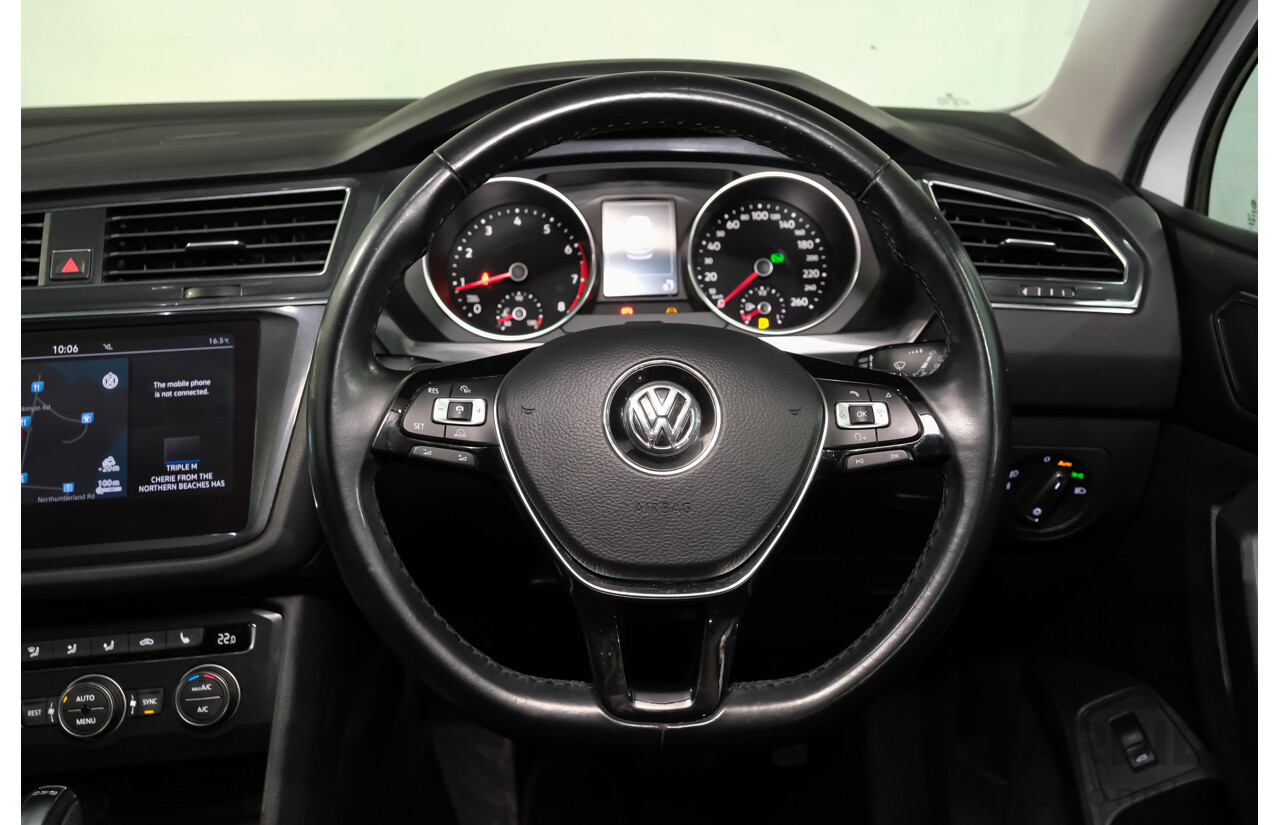 06/2018 Volkswagen Tiguan Allspace 162 TSI Highline (AWD) 5NA MY18 4d Wagon White Turbo Diesel 2.0L