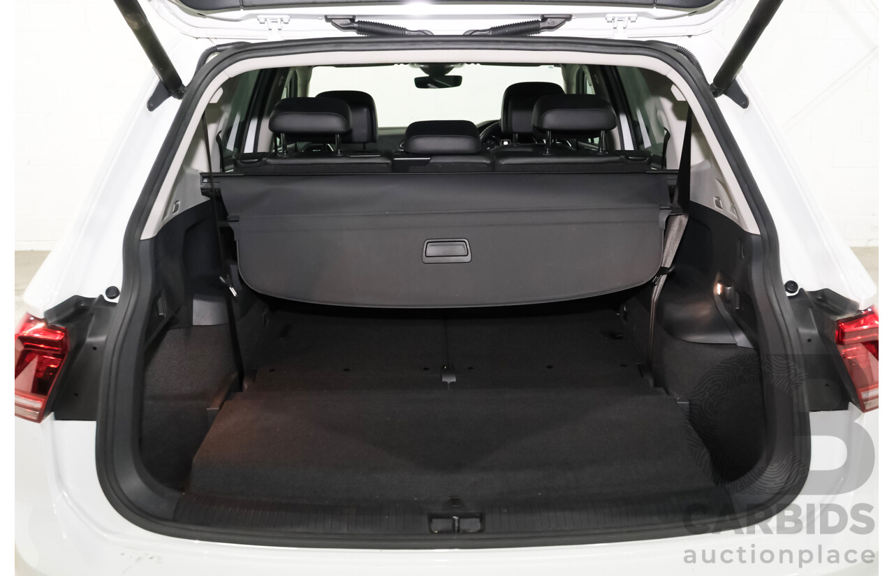 06/2018 Volkswagen Tiguan Allspace 162 TSI Highline (AWD) 5NA MY18 4d Wagon White Turbo Diesel 2.0L