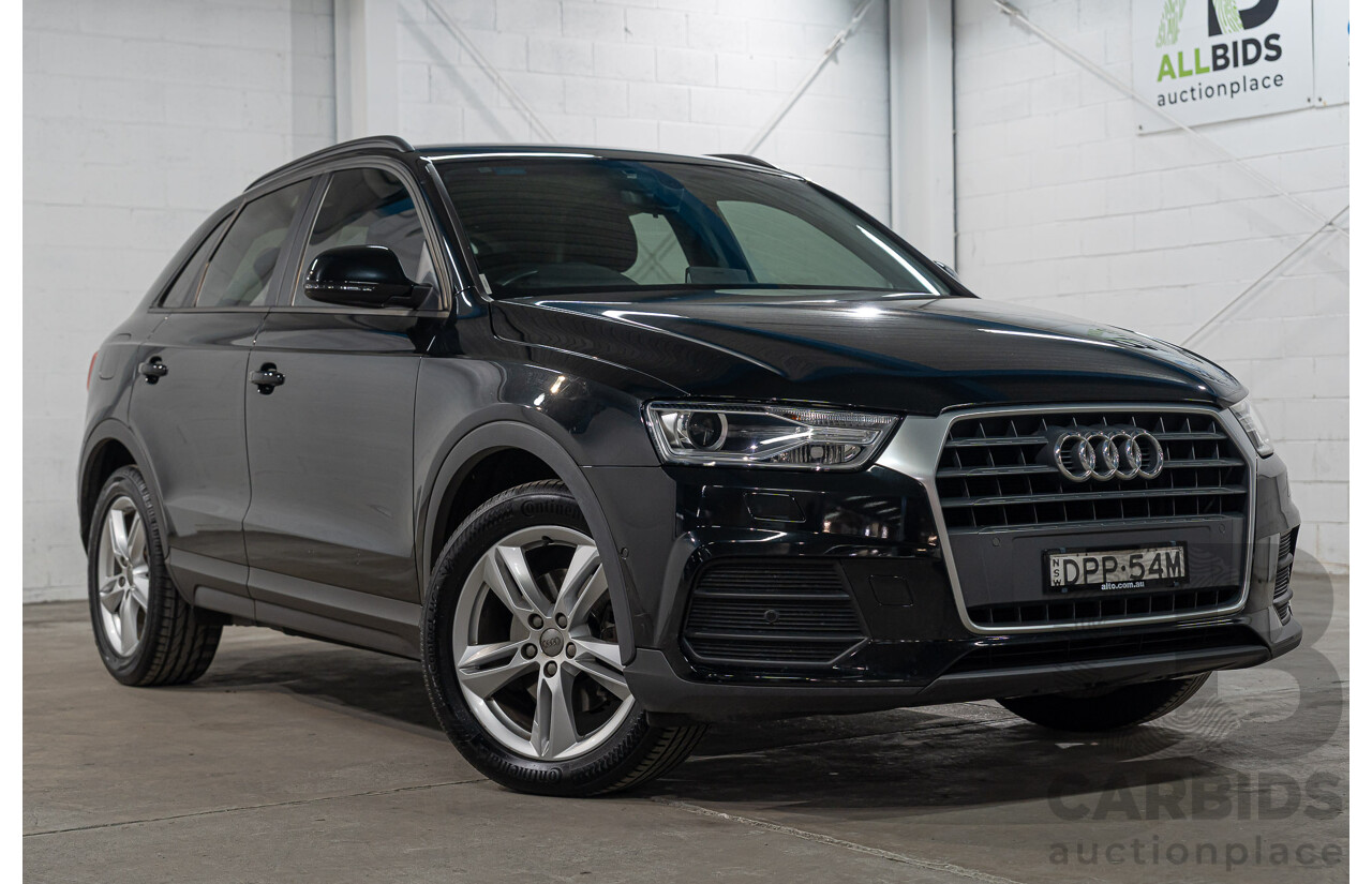 5/2017 Audi Q3 1.4 TFSI 110kW FWD 8U MY17 4d Wagon Brilliant Black 1.4L