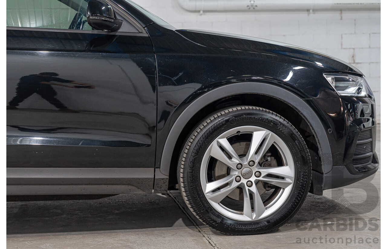 5/2017 Audi Q3 1.4 TFSI 110kW FWD 8U MY17 4d Wagon Brilliant Black 1.4L