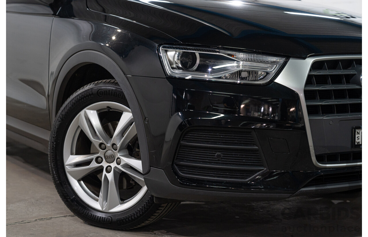5/2017 Audi Q3 1.4 TFSI 110kW FWD 8U MY17 4d Wagon Brilliant Black 1.4L