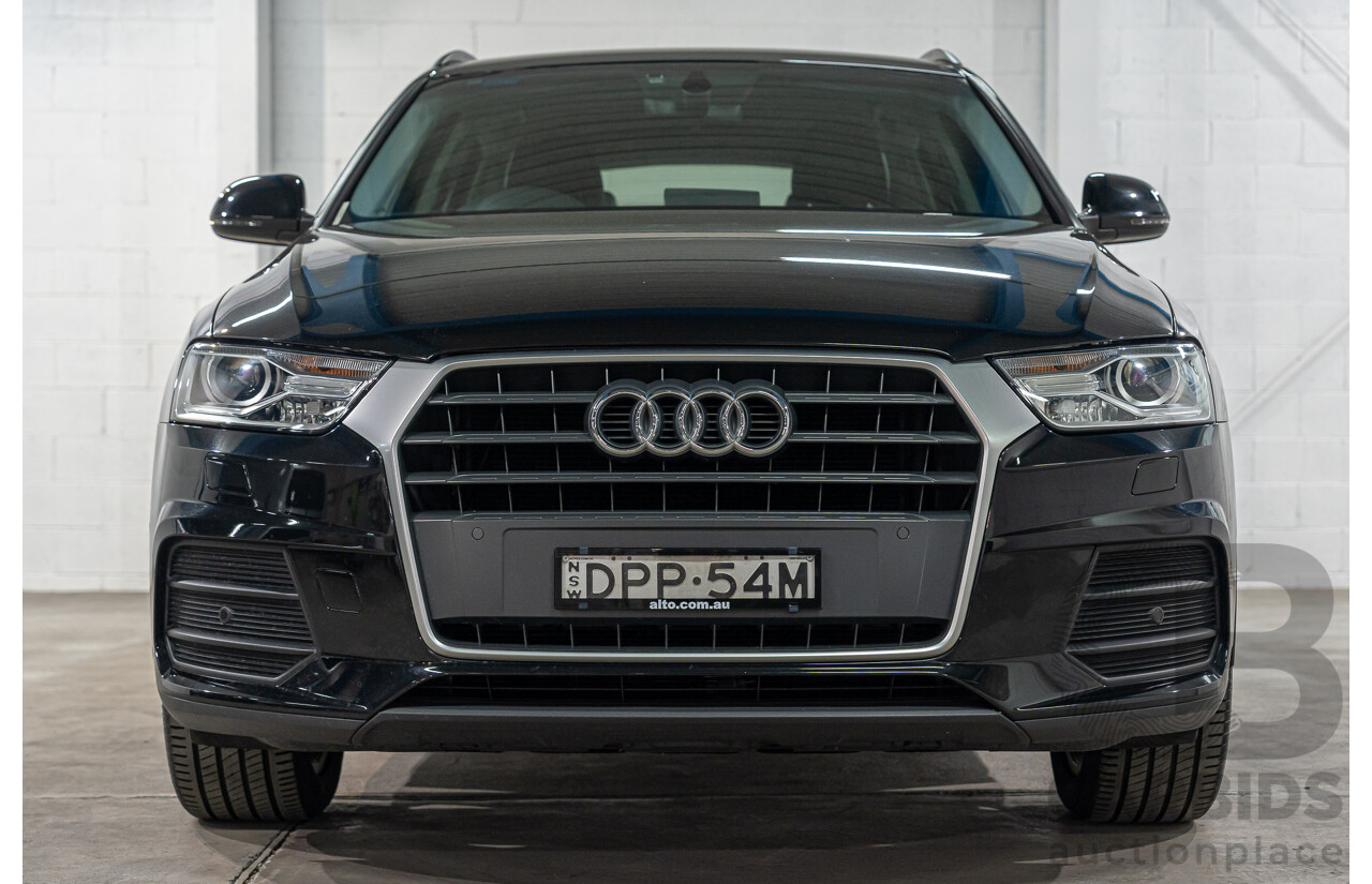 5/2017 Audi Q3 1.4 TFSI 110kW FWD 8U MY17 4d Wagon Brilliant Black 1.4L