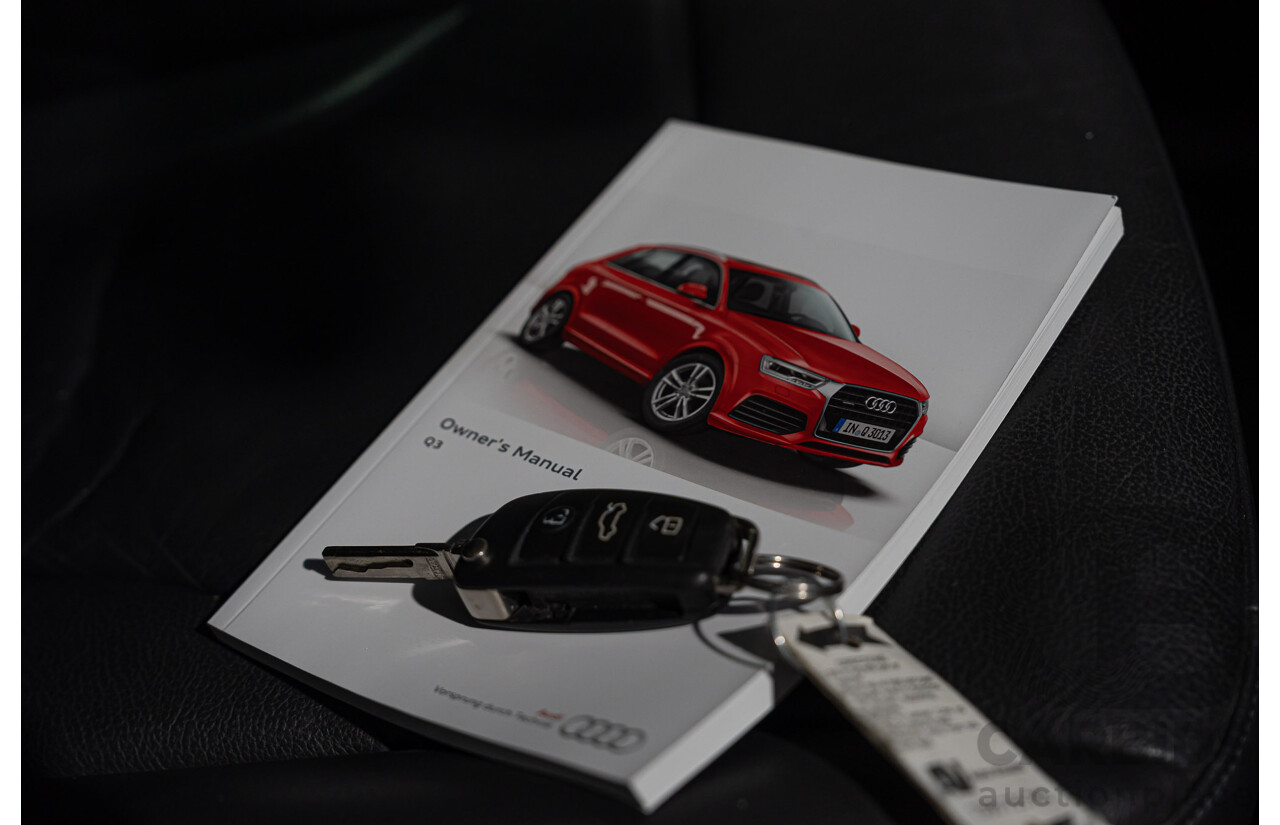 5/2017 Audi Q3 1.4 TFSI 110kW FWD 8U MY17 4d Wagon Brilliant Black 1.4L