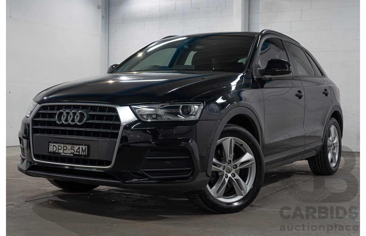 5/2017 Audi Q3 1.4 TFSI 110kW FWD 8U MY17 4d Wagon Brilliant Black 1.4L