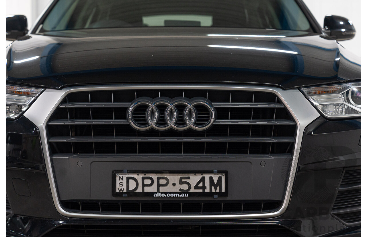 5/2017 Audi Q3 1.4 TFSI 110kW FWD 8U MY17 4d Wagon Brilliant Black 1.4L