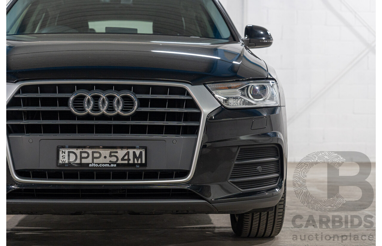 5/2017 Audi Q3 1.4 TFSI 110kW FWD 8U MY17 4d Wagon Brilliant Black 1.4L