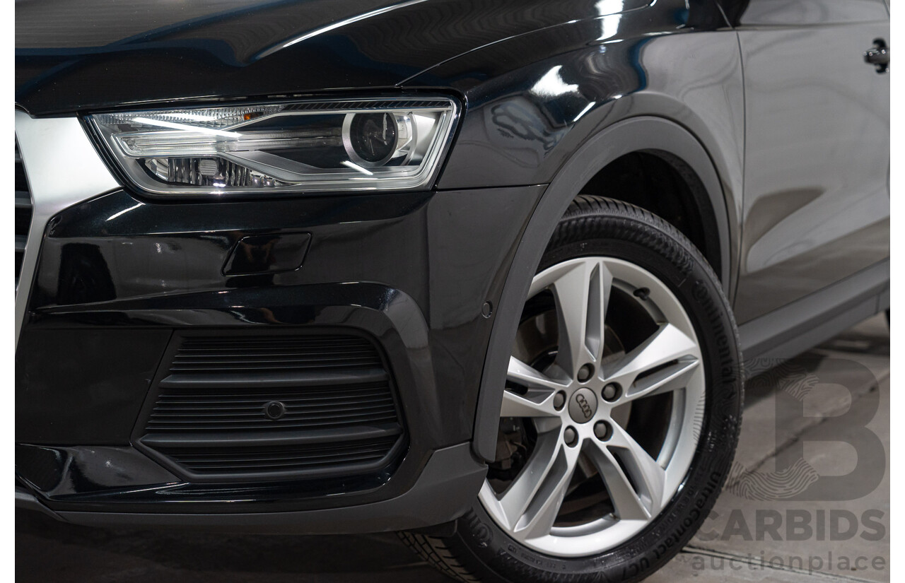 5/2017 Audi Q3 1.4 TFSI 110kW FWD 8U MY17 4d Wagon Brilliant Black 1.4L