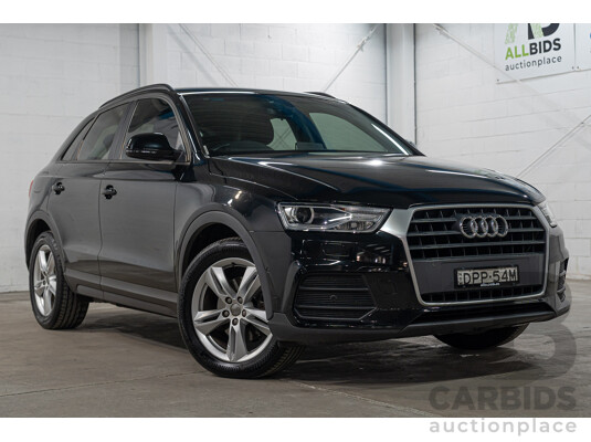 5/2017 Audi Q3 1.4 TFSI 110kW FWD 8U MY17 4d Wagon Brilliant Black 1.4L