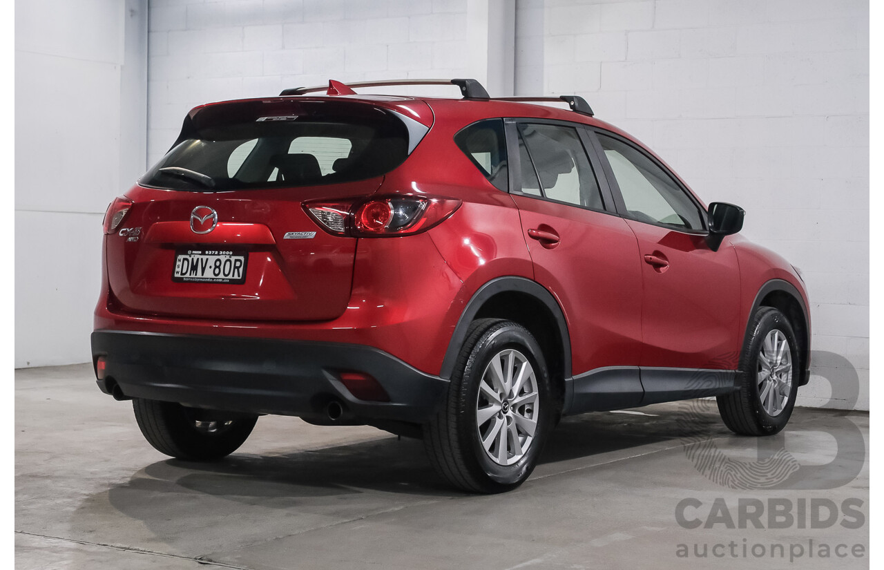 01/2017 Mazda Cx-5 MAXX SPORT (4x4) AWD MY17 4D Wagon Soul Red 2.5L