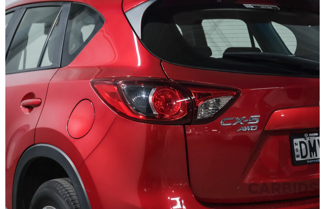 01/2017 Mazda Cx-5 MAXX SPORT (4x4) AWD MY17 4D Wagon Soul Red 2.5L