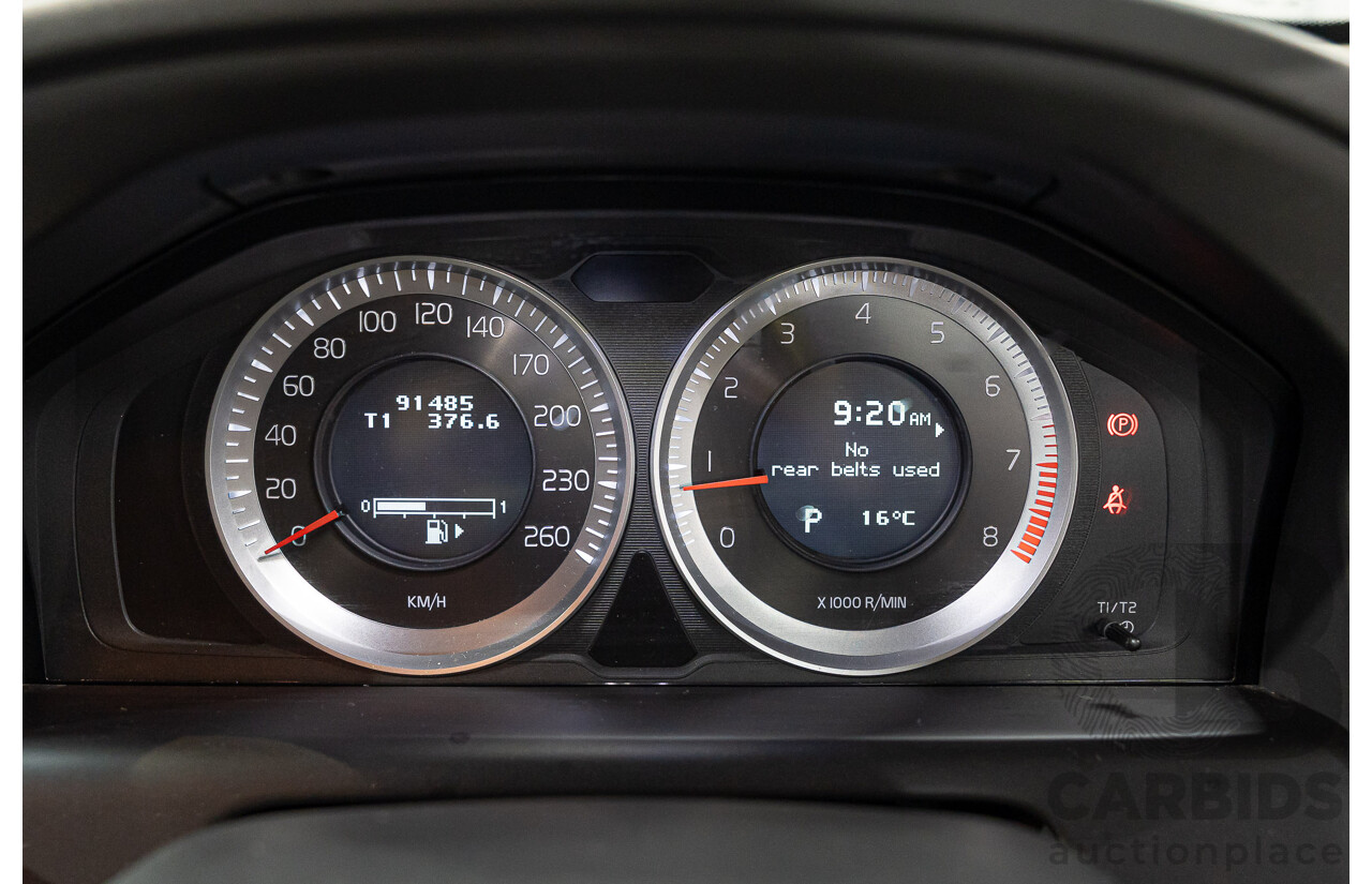 06/2012 Volvo Xc60 T5 FWD DZ MY12 4D Wagon Savile Grey Turbo 2.0L