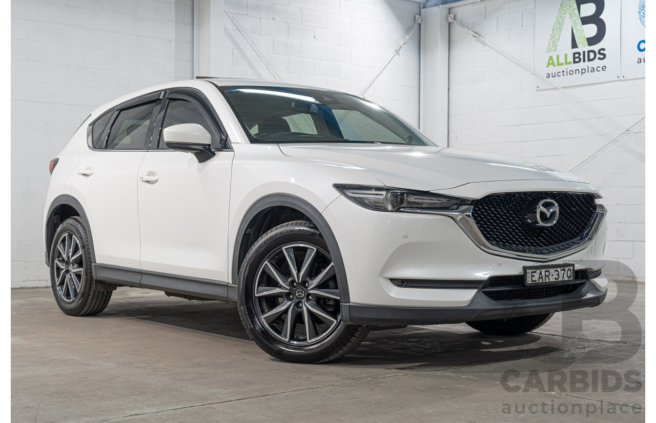12/2017 Mazda Cx-5 GT (4x4) AWD MY17.5 (KF SERIES 2) 4D Wagon Snowflake White Diesel Turbo 2.2L