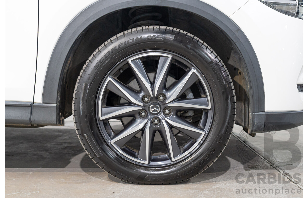 12/2017 Mazda Cx-5 GT (4x4) AWD MY17.5 (KF SERIES 2) 4D Wagon Snowflake White Diesel Turbo 2.2L