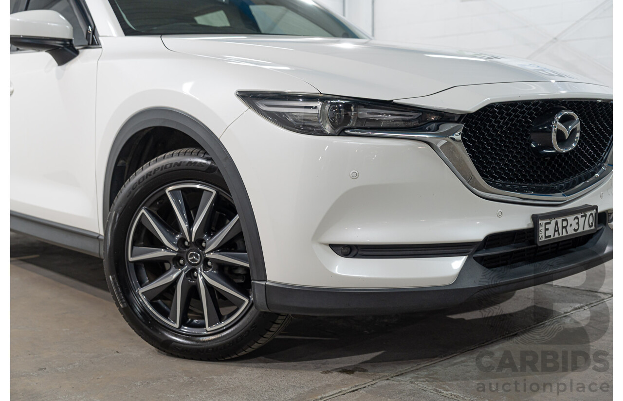 12/2017 Mazda Cx-5 GT (4x4) AWD MY17.5 (KF SERIES 2) 4D Wagon Snowflake White Diesel Turbo 2.2L