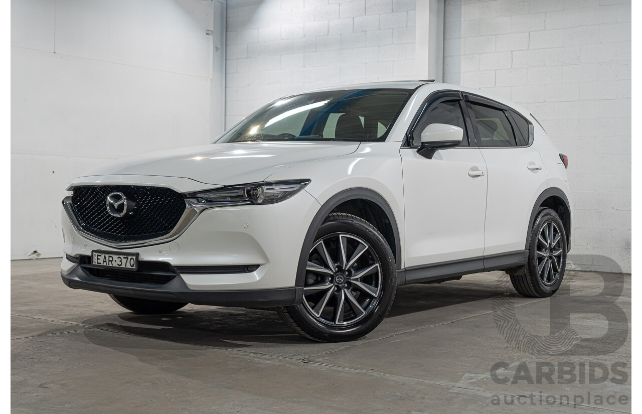 12/2017 Mazda Cx-5 GT (4x4) AWD MY17.5 (KF SERIES 2) 4D Wagon Snowflake White Diesel Turbo 2.2L