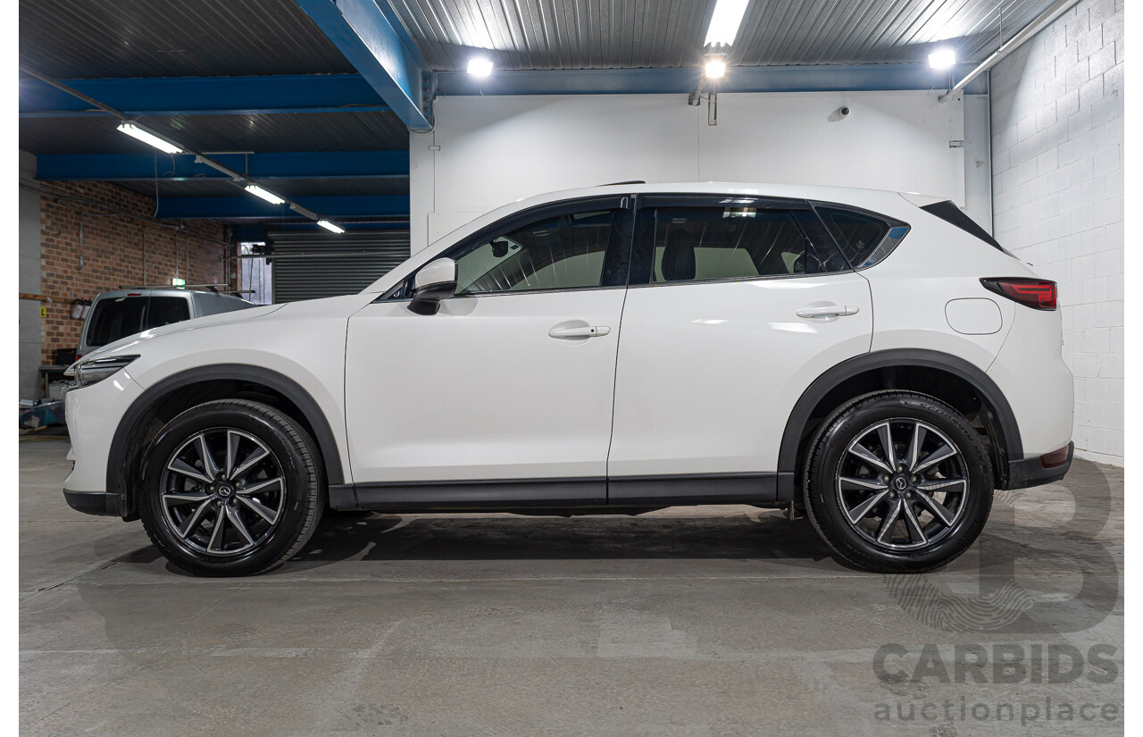 12/2017 Mazda Cx-5 GT (4x4) AWD MY17.5 (KF SERIES 2) 4D Wagon Snowflake White Diesel Turbo 2.2L