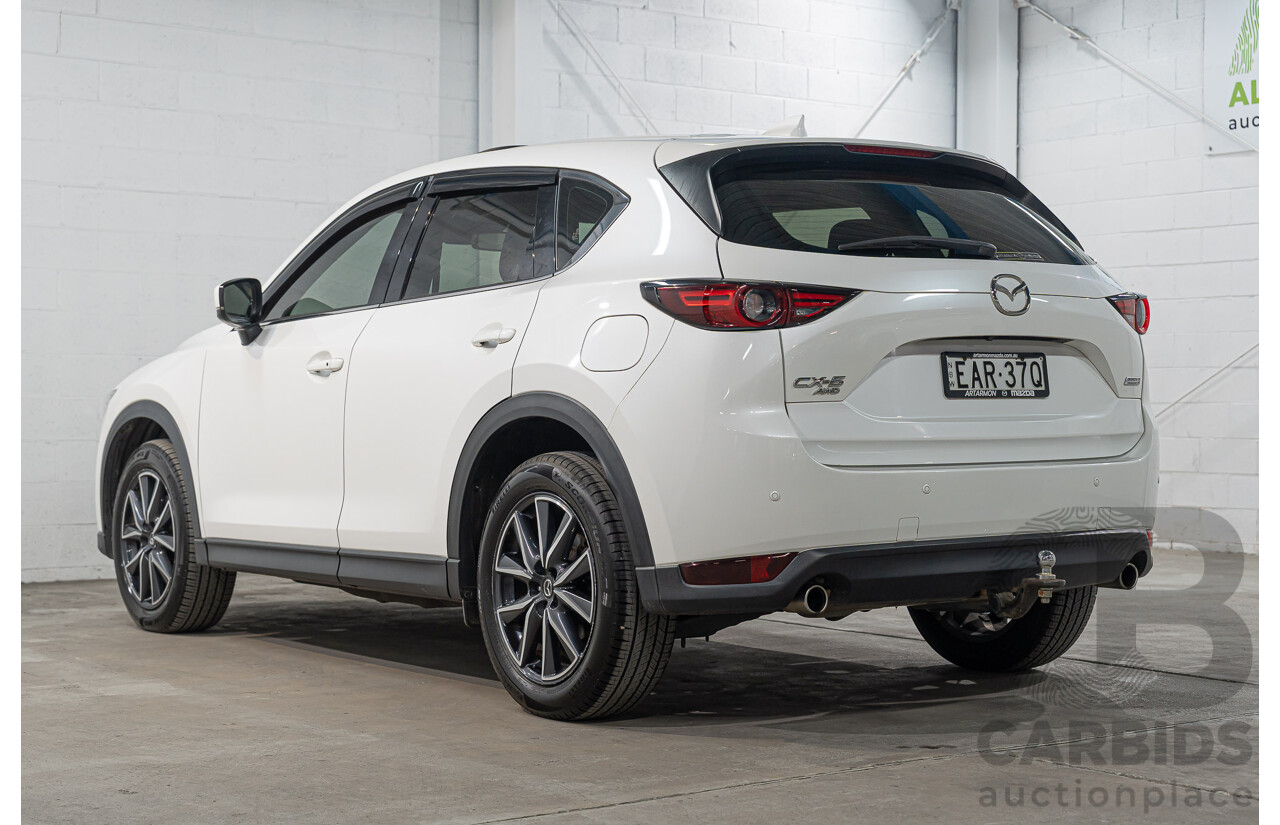 12/2017 Mazda Cx-5 GT (4x4) AWD MY17.5 (KF SERIES 2) 4D Wagon Snowflake White Diesel Turbo 2.2L