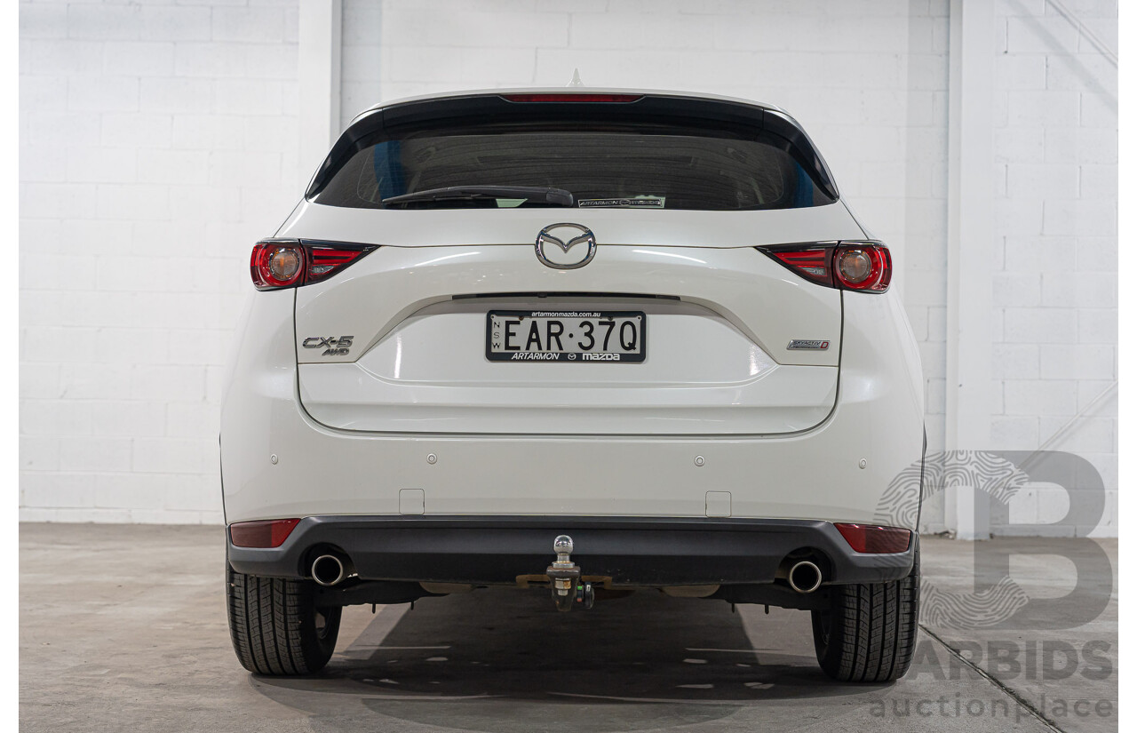 12/2017 Mazda Cx-5 GT (4x4) AWD MY17.5 (KF SERIES 2) 4D Wagon Snowflake White Diesel Turbo 2.2L