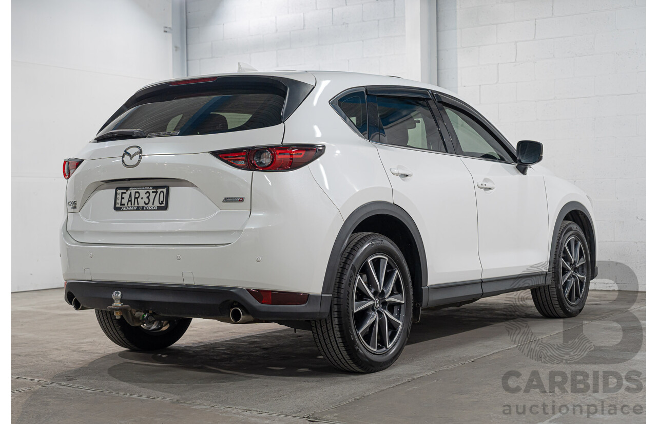 12/2017 Mazda Cx-5 GT (4x4) AWD MY17.5 (KF SERIES 2) 4D Wagon Snowflake White Diesel Turbo 2.2L