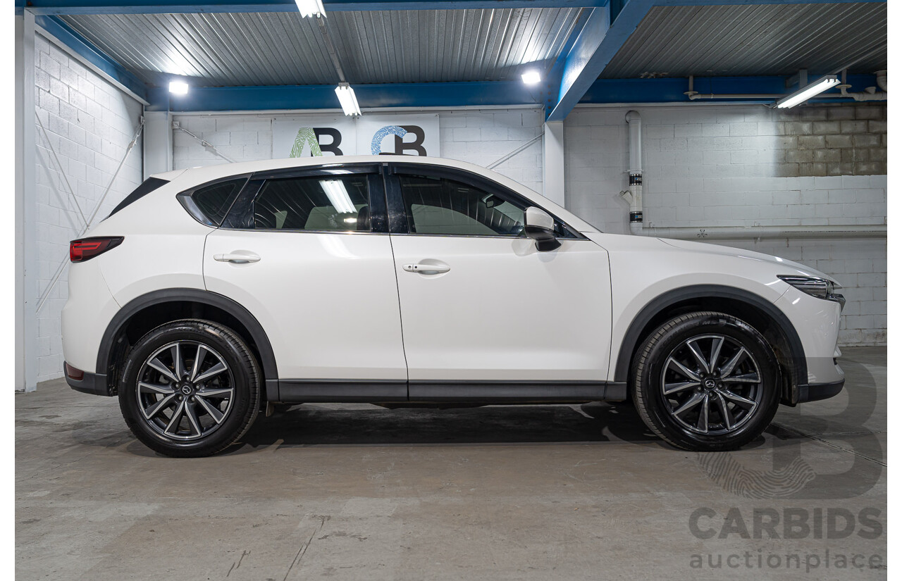 12/2017 Mazda Cx-5 GT (4x4) AWD MY17.5 (KF SERIES 2) 4D Wagon Snowflake White Diesel Turbo 2.2L