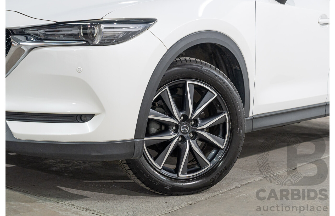 12/2017 Mazda Cx-5 GT (4x4) AWD MY17.5 (KF SERIES 2) 4D Wagon Snowflake White Diesel Turbo 2.2L