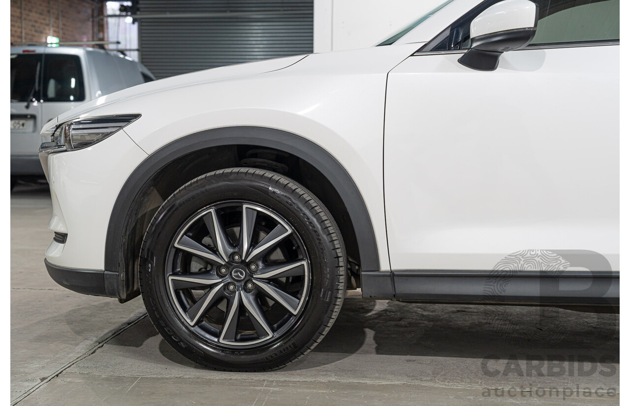 12/2017 Mazda Cx-5 GT (4x4) AWD MY17.5 (KF SERIES 2) 4D Wagon Snowflake White Diesel Turbo 2.2L