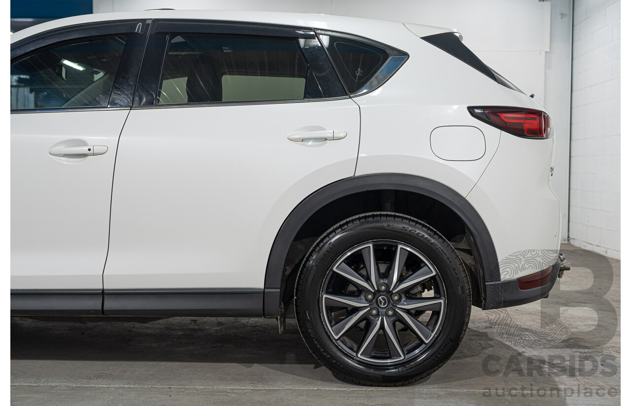 12/2017 Mazda Cx-5 GT (4x4) AWD MY17.5 (KF SERIES 2) 4D Wagon Snowflake White Diesel Turbo 2.2L